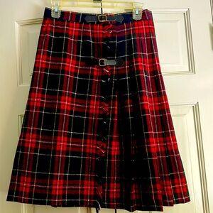 F.Shay of Boston Celtic Style Skirt with authentic buckles Size 16